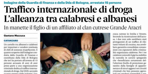 Rassegna stampa 15-01-2025 edizioni Calabria